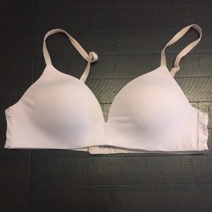 Gap no underwire beige bra